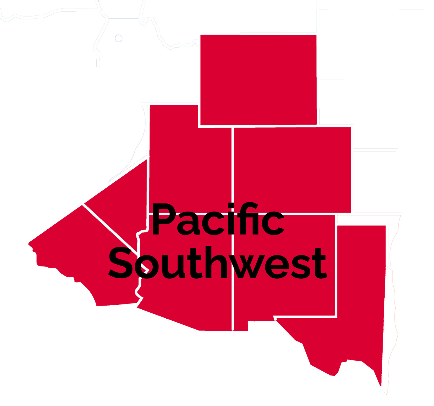 Pacific Southwest Map